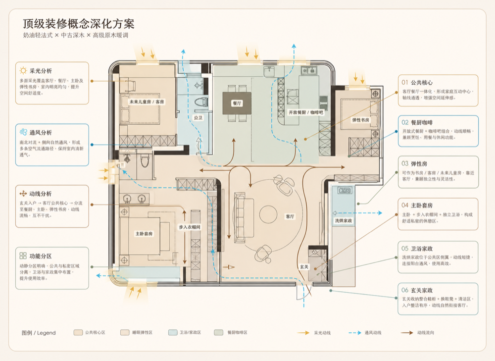 户型功能分析图