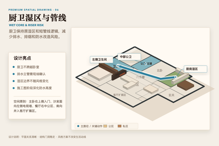 厨卫湿区 2.5D 图