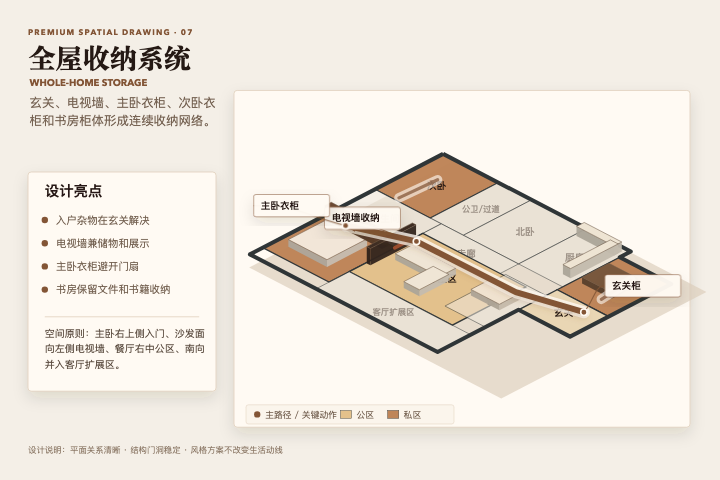 全屋收纳系统 2.5D 图